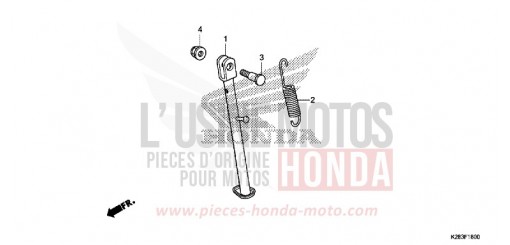 BEQUILLE LATERALE CRF125FE de 2014